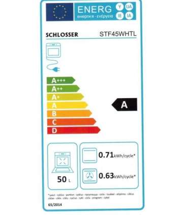 Integreeritav ahi Schlosser STF45WHTL