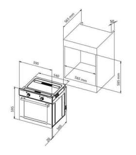 Built-in Oven, black OER616CBL