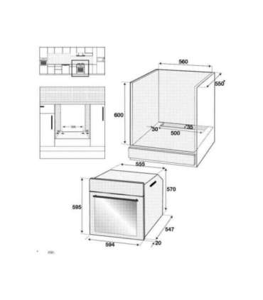 Integreeritav ahi Beko BBIE17301BD