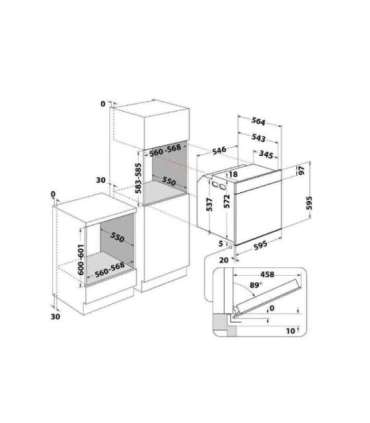Integreeritav ahi Whirlpool AKZ9S8220FB