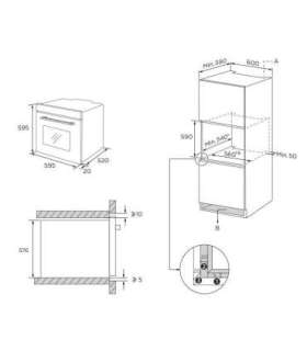 Built-in oven Scandomestic