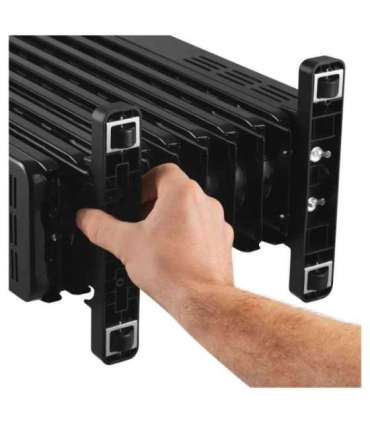 Oil filled radiator Sencor, black