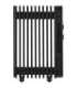 Oil filled radiator Sencor, black