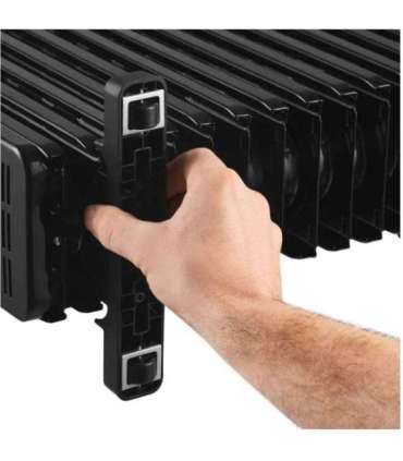 Oil filled radiator Sencor, black