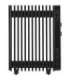 Oil filled radiator Sencor, black