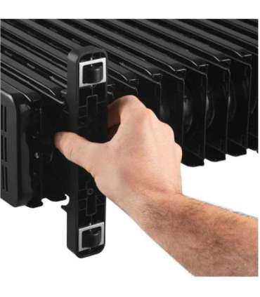 Oil filled radiator Sencor, black