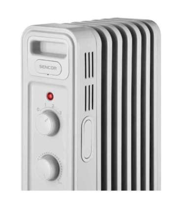 Oil filled radiator Sencor, white