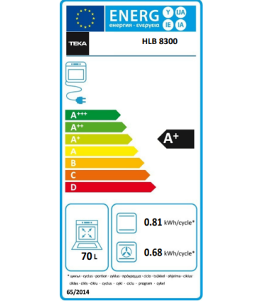 Integreeritav ahi Teka HLB 8300 BK