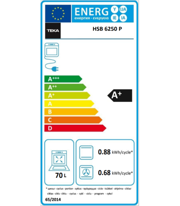 Integreeritav ahi Teka Neo HSB 6250 P WH
