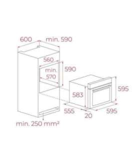 Integreeritav ahi Teka HCB 6370 P SS