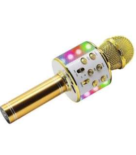 Karaokemikrofon kõlariga Manta MIC20GL, kuldne