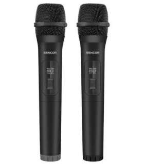 Set of Bluetooth wireless karaoke microphones Sencor