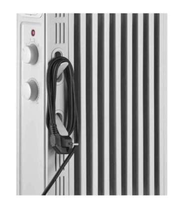 Õliradiaator Sencor SOH3409WH, valge