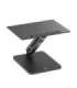Maclean desk stand for monitor or laptop, gas spring, for standing and sitting work, black, MC-493