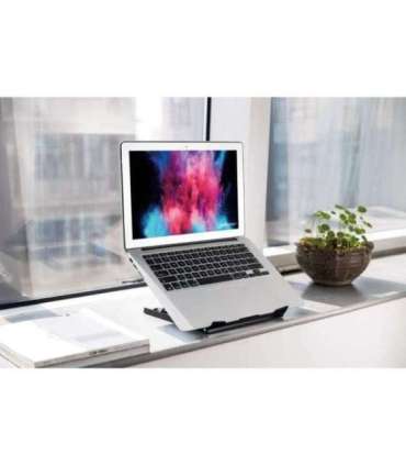 Manhattan Laptop and Tablet Stand, Adjustable (5 positions), Suitable for all tablets and laptops up to 15.6", Portable