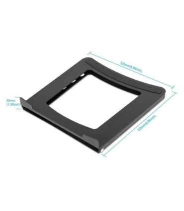 Manhattan Laptop and Tablet Stand, Adjustable (5 positions), Suitable for all tablets and laptops up to 15.6", Portable