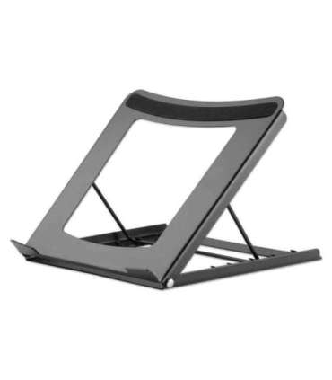Manhattan Laptop and Tablet Stand, Adjustable (5 positions), Suitable for all tablets and laptops up to 15.6", Portable