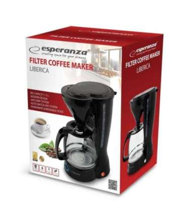 Esperanza EKC009 coffee maker Drip coffee maker 1.5 L