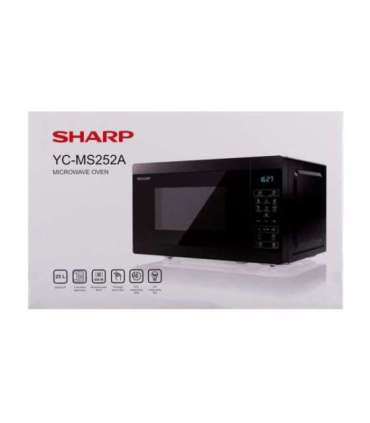SHARP YC-MS252AE-B microwave oven