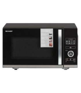 Sharp YC-QS254AE-B microwave Countertop Solo microwave 25 L 900 W Black, Stainless steel