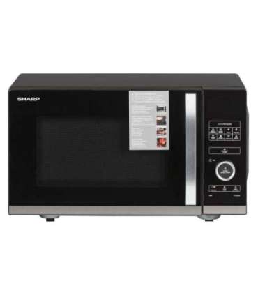 Sharp YC-QS254AE-B microwave Countertop Solo microwave 25 L 900 W Black, Stainless steel