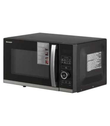 Sharp YC-QS254AE-B microwave Countertop Solo microwave 25 L 900 W Black, Stainless steel