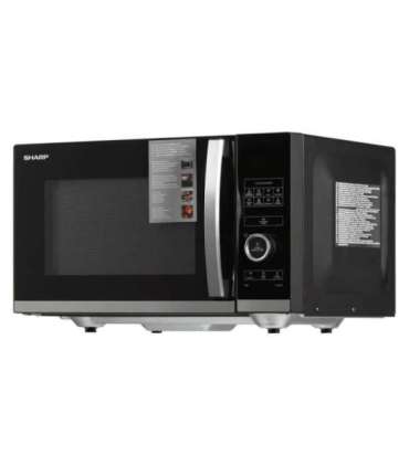 Sharp YC-QS254AE-B microwave Countertop Solo microwave 25 L 900 W Black, Stainless steel