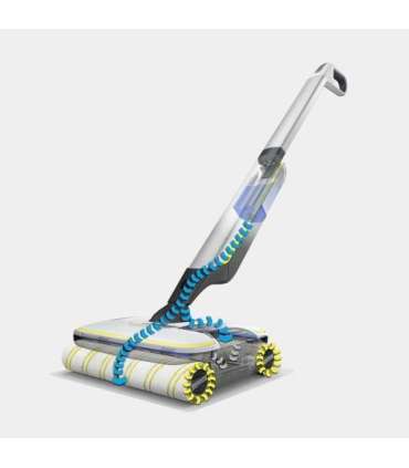 Kärcher FC 7 CORDLESS Electric broom Battery Wet Bagless Black, White, Yellow 2.85 Ah