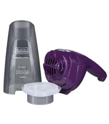Black & Decker NVC115W handheld vacuum Grey, Purple Bagless