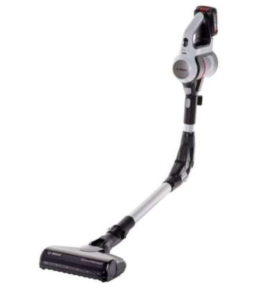 Bosch BBS711W stick vacuum/electric broom Bagless 0.3 L Black, Stainless steel, White