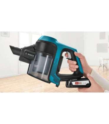 Bosch Serie 6 BBS611LAG stick vacuum/electric broom 2-in-1 stick vacuum Battery Dry Bagless 0.3 L Blue 2.5 Ah