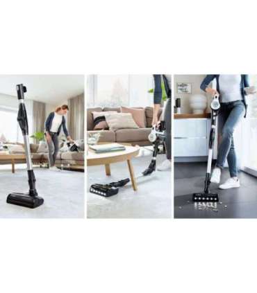 Bosch BSS711W stick vacuum/electric broom Battery Dry Bagless 0.3 L Black, Silver, White