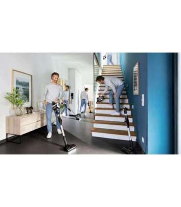 Bosch BSS711W stick vacuum/electric broom Battery Dry Bagless 0.3 L Black, Silver, White