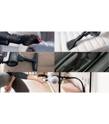 Bosch BSS711W stick vacuum/electric broom Battery Dry Bagless 0.3 L Black, Silver, White