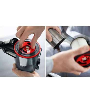 Bosch BSS711W stick vacuum/electric broom Battery Dry Bagless 0.3 L Black, Silver, White