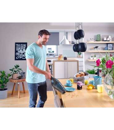 Leifheit Rotaro PowerVac 2in1 20V  Bagless Black, Blue