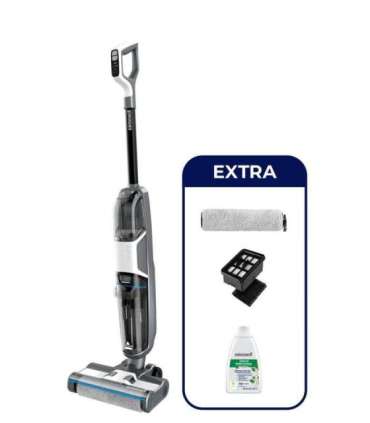 Bissell CrossWave HF3 Cordless Pro Upright vacuum Battery Dry&wet Bagless 0 L 200 W Black, Silver
