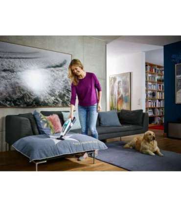 Leifheit PowerVac 2in1 2-in-1 stick vacuum Battery Dry Cyclonic Bagless Black, Blue, White