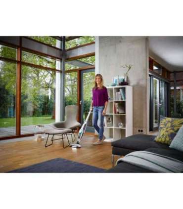 Leifheit PowerVac 2in1 2-in-1 stick vacuum Battery Dry Cyclonic Bagless Black, Blue, White