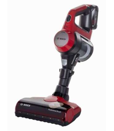Bosch BBS711ANM stick vacuum/electric broom Bagless 0.3 L Black, Red, Stainless steel