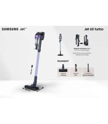 Samsung VS15A6031R4 Stick vacuum Battery Dry Bagless 0.8 L Black