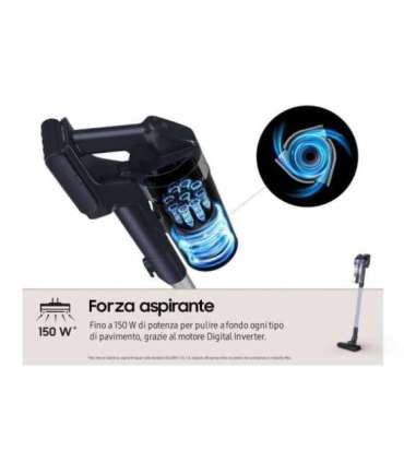 Samsung VS15A6031R4 Stick vacuum Battery Dry Bagless 0.8 L Black