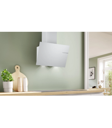 Bosch Serie 6 DWK65DK20 cooker hood Wall-mounted White 430 m3/h A