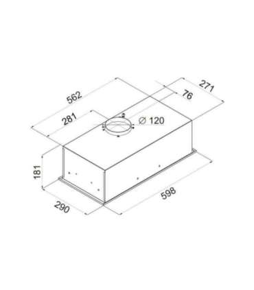 Ciarko SL-BOX Glass 350 m3/h Built-in Black