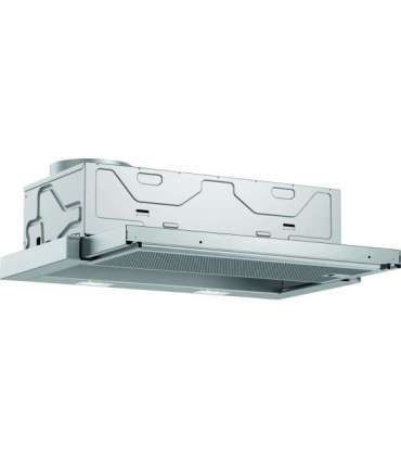 Bosch Serie 2 DFL063W56 cooker hood Semi built-in (pull out) Metallic 328 m³/h