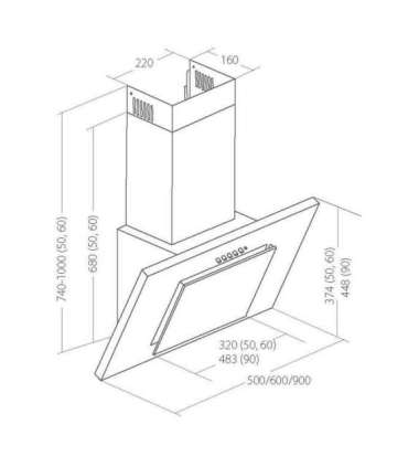 Akpo WK-4 Nero Eco Wall-mounted 420 m³/h