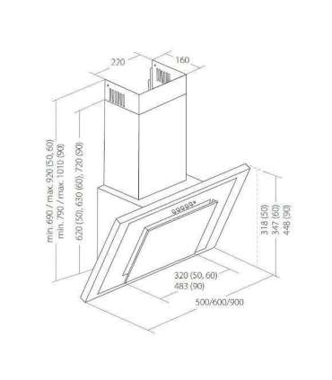 Akpo WK-4 Nero Eco 60 Wall-mounted White