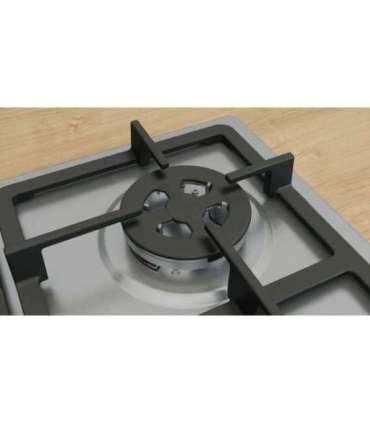 Bosch Serie 4 PGH6B5K90 hob Stainless steel Built-in 60 cm Gas 4 zone(s)