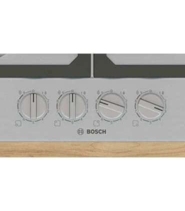 Bosch Serie 6 PCH6A5I90 hob Stainless steel Built-in 60 cm Gas 4 zone(s)