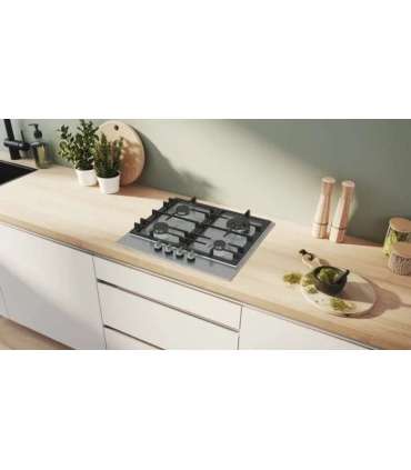 Bosch Serie 6 PCH6A5I90 hob Stainless steel Built-in 60 cm Gas 4 zone(s)